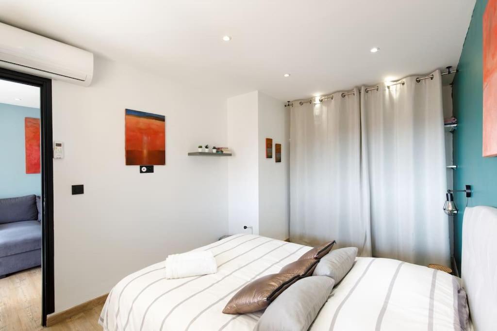 Stanislas Art - Cannes Centre - Terrasse - Clim Apartment Екстериор снимка